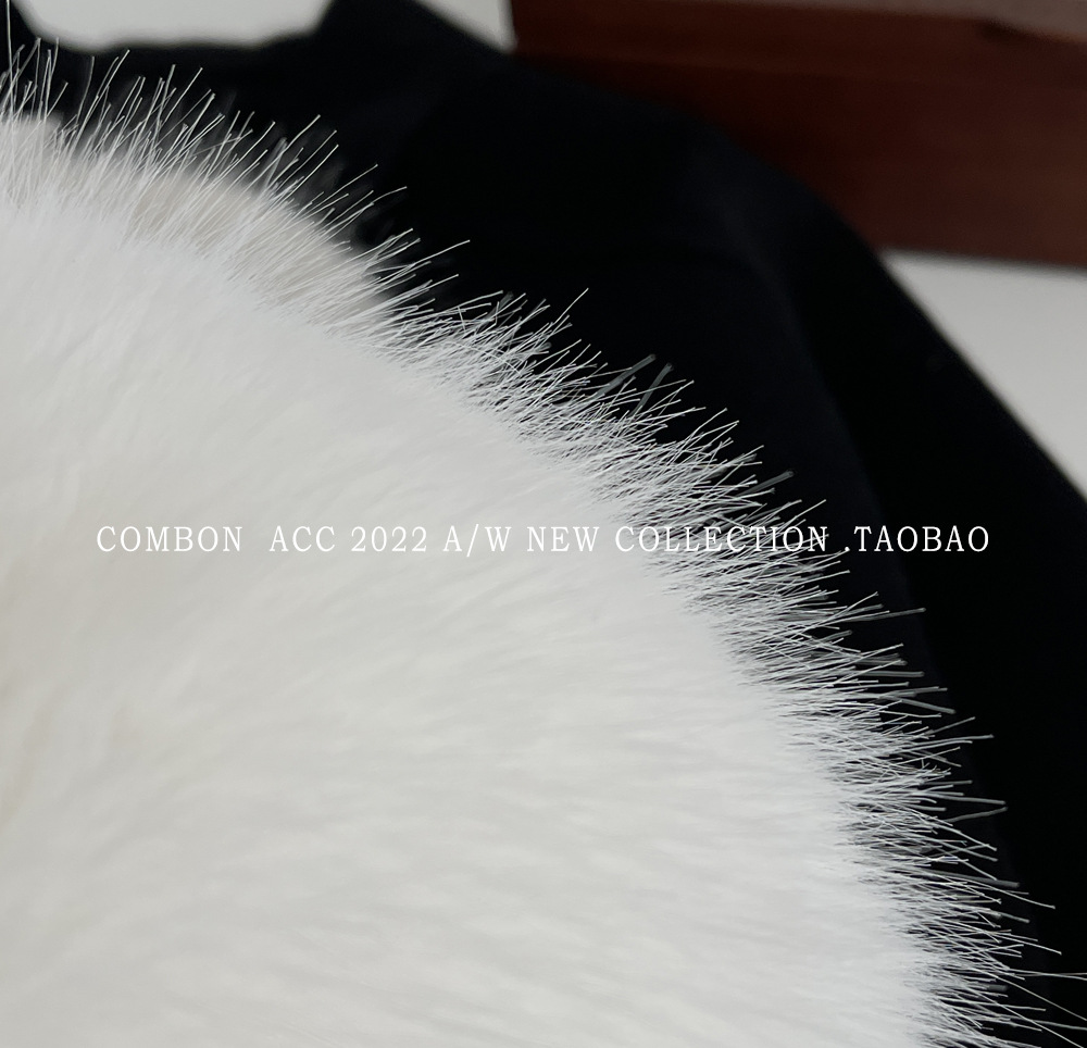 Nachahmung Fuchspelz Gras Kinder Herbst und Winter Plüsch Fischerhut Weiß Advanced Face Show Kleines warmes Ohr_voghion.com