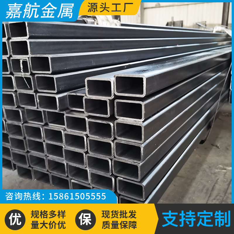 方管钢材镀锌方管矩形管黑方管方通Q235BQ355B空心大棚管方管立柱