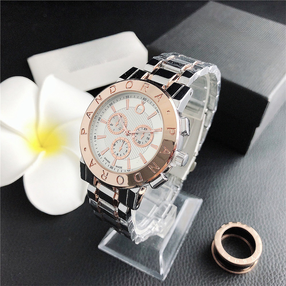 Southeast Asia's Best-Selling Elegant and Fashionable Fake Three-Eye Six-Needle Diamond Ladies Watch Ladies Watch