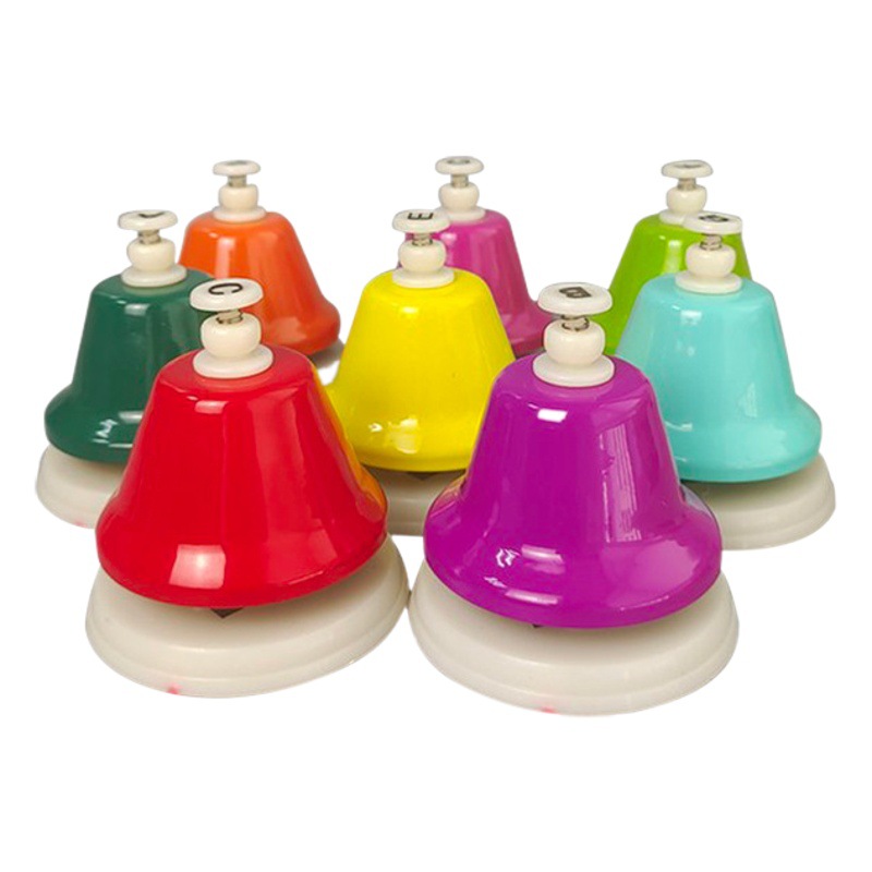 Fábrica al por mayor de ocho tonos de Bell Orff instrumento de percusión campana música enseñanza ayudas ocho tonos Bell