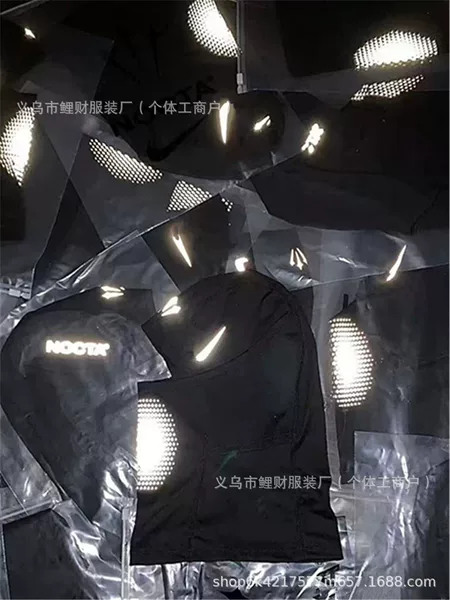 Outdoor cycling face mask, windproof, warm, breathable, reflective, ski cold-proof hood, face protector, balaclava