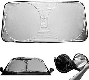 Uv Reflective Foldable Car Front Windshield Sun Shade Flexible Size For