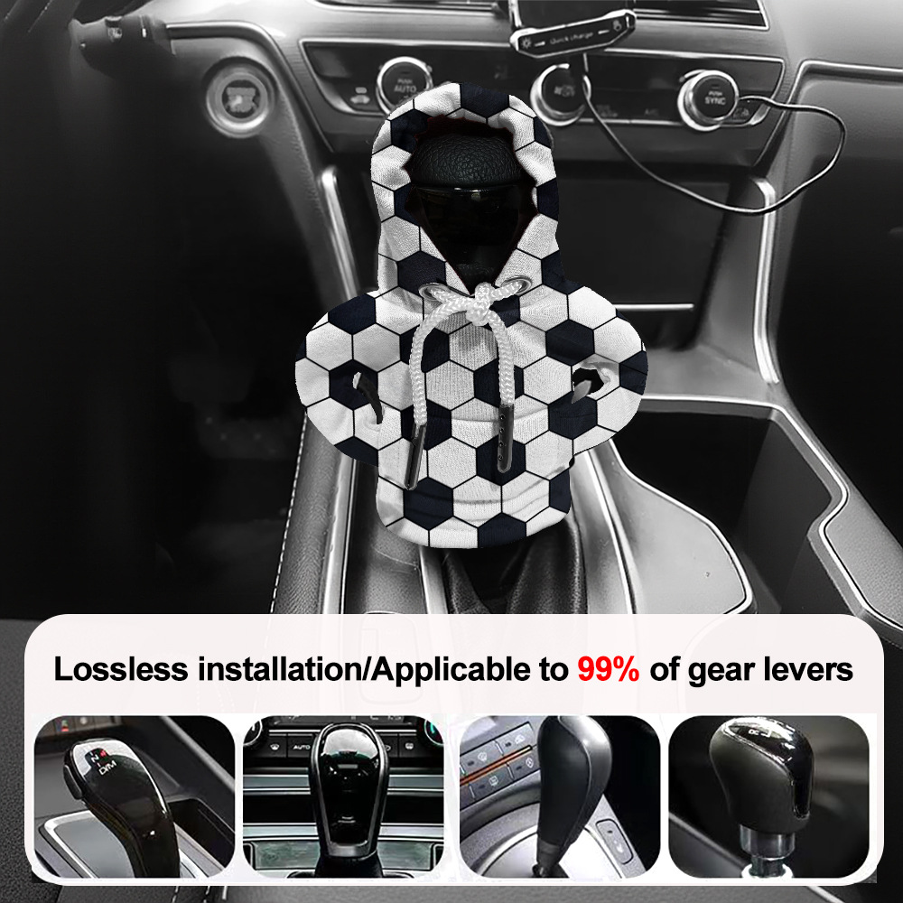 Car Shift Hoodie Cover Car Gear Lever Hooded Clothes Cover Car Interior Gear Dust Cover