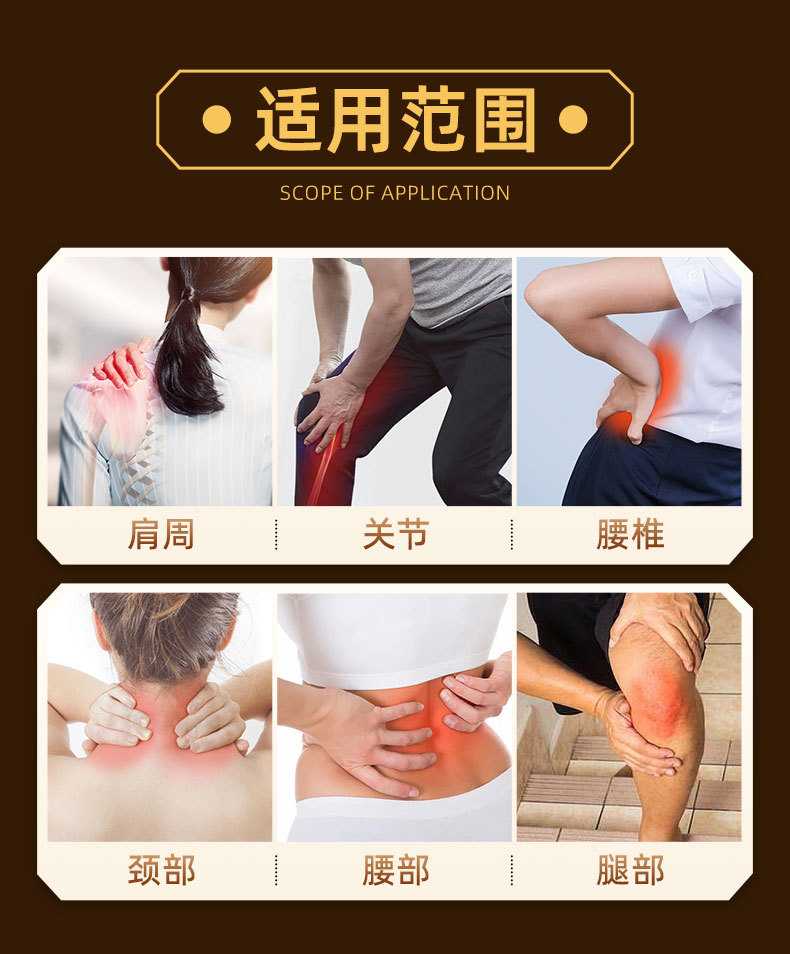 Handmade Herbal Plaster Patch for Neck Knee Shoulder Joint Care Non-Woven Fabric Self-Heating Body Patch key features