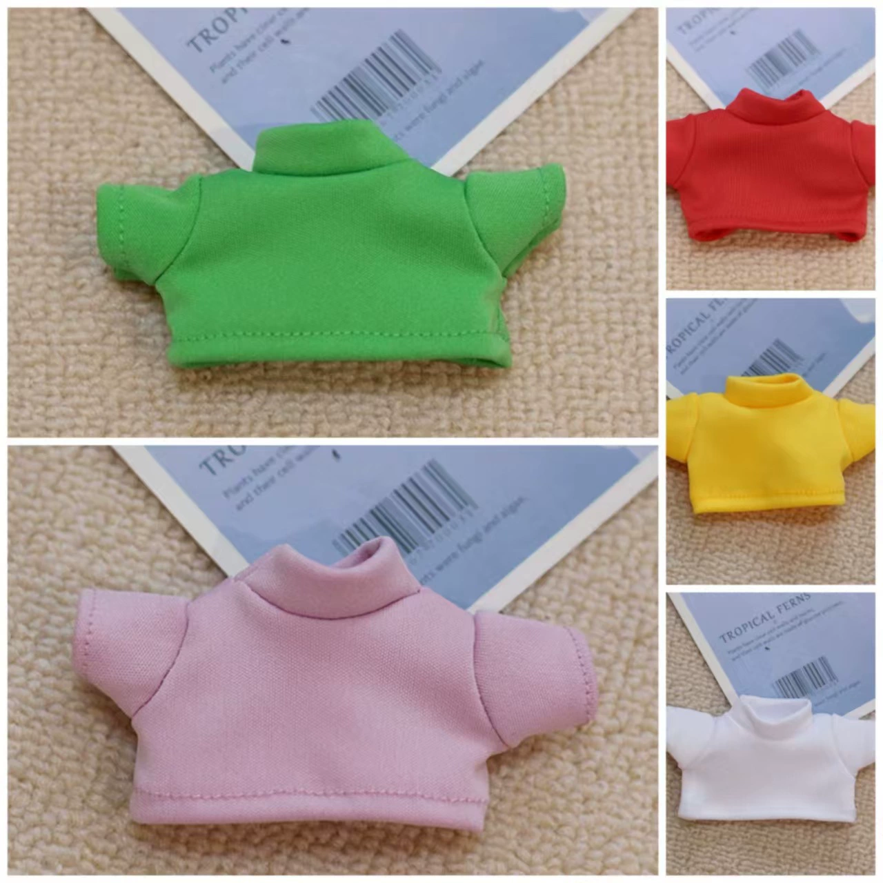 Plush bear clothes — changeable sweatshirts & sweaters for 20–50 cm bears, assorted designs