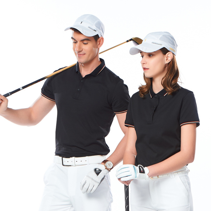 Silver Ion Golf Polo Shirt Men's High Sense Antibacterial Deodorant Comfortable Lag Group Polo Shirt Men's T-Shirt