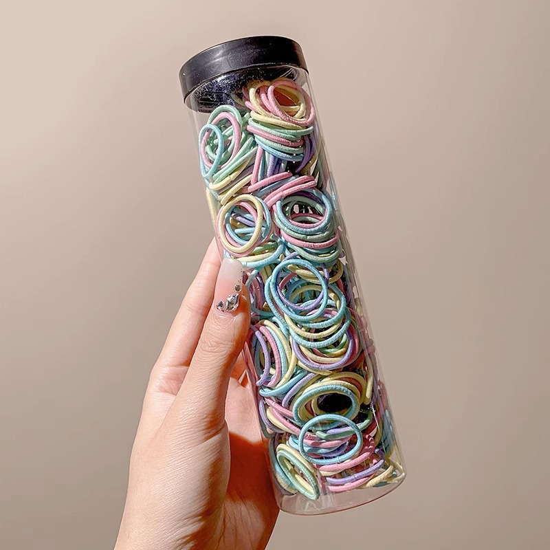 Ligas Elásticas Desechables para Cabello de TPR, Alta Elasticidad, para Niños y Mujeres