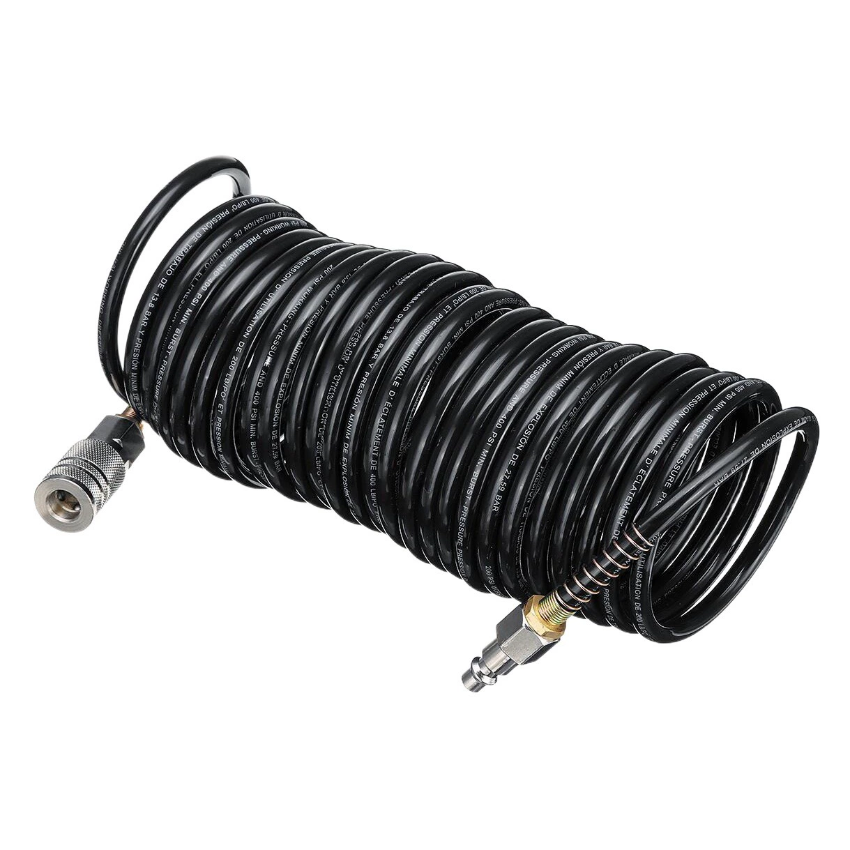 Поставьте шланг воздушного давления 5 × 8 × 7,5 м воздуховода ПЭ пневматический с американским быстрым соединителем