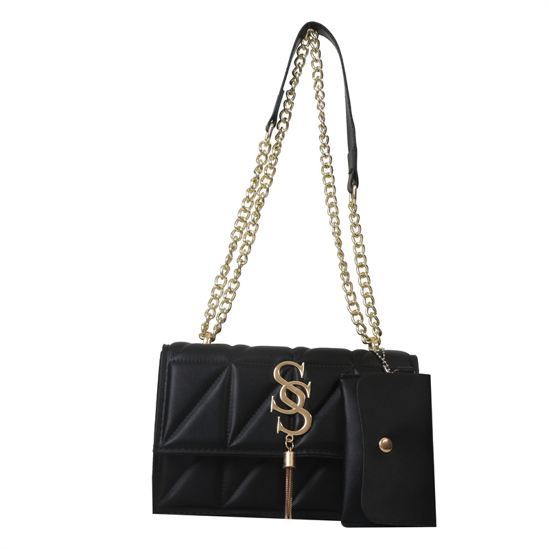 2024 primavera nueva moda de moda bolso de hombro retro cadena casual bolsa de mensajero de las mujeres simple bolsa casual mujeres