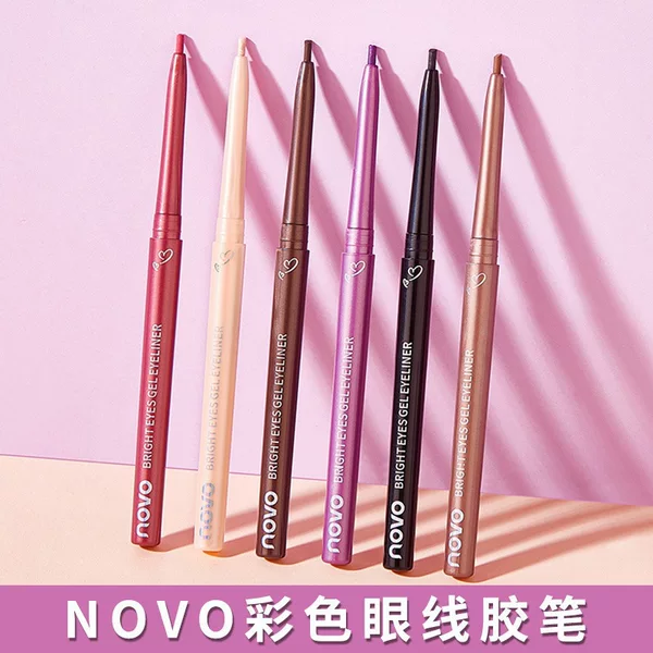 Novo Eyeliner Gel Pen, Ultra-Fine, Waterproof, Long-Lasting, Not Easy to Smudge, Affordable for Students, Natural Look Inner Eyeliner Gel Pen