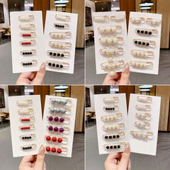 Pearl Brooch for Neckline with Anti-Hole Clasp, Waist Cincher, Small Pin to Fix Clothes and Pants Waist, Reduces Waist Size for Dresses