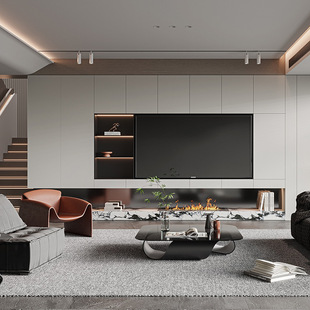 Living Room Decoration Shenzhen Dongguan Guangzhou Full Design New House Solid Wood Wardrobe Bedroom Cabinet Light Luxury Full Decoration
