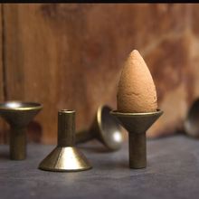 倒流香底座倒流香托倒流香香炉家居摆件配件合金新款香座香架