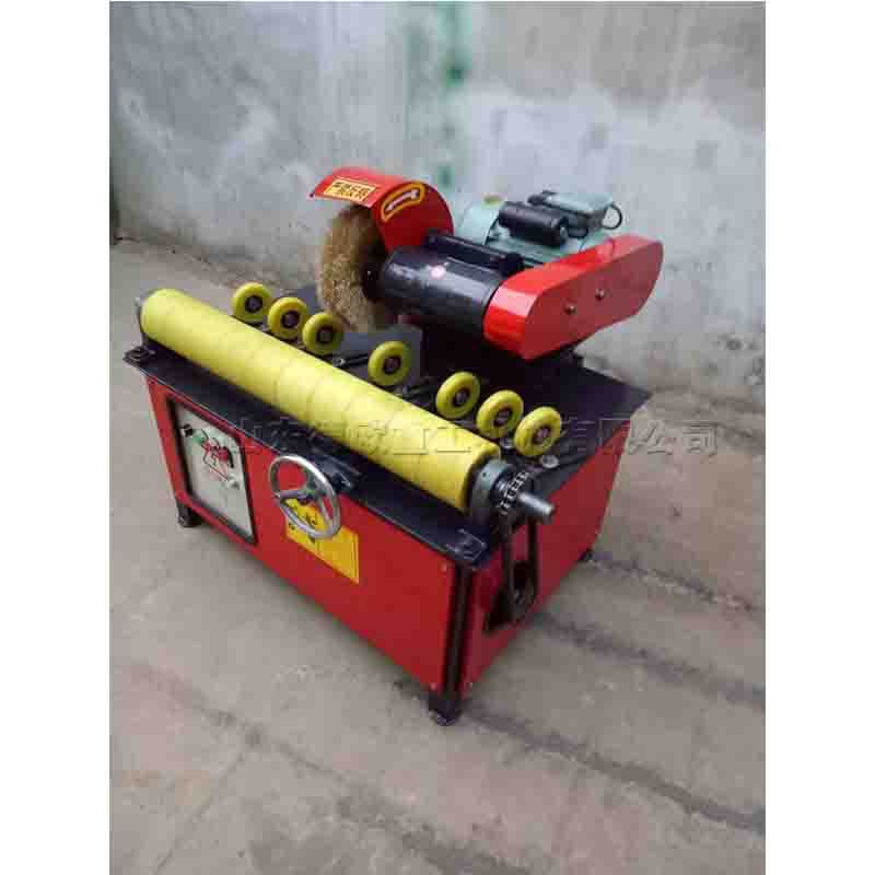 立式直管抛光机 五金管材直管抛光除锈机 金属车辆配件打磨机