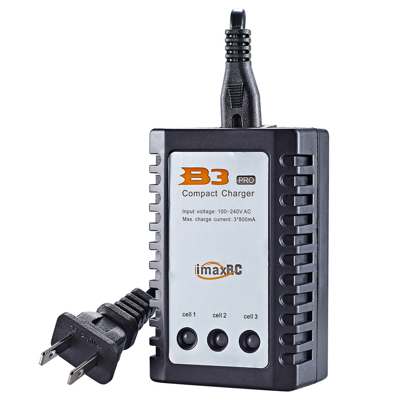 B3 charger 7.4V11.1V lithium battery model aircraft model car model water bomb toy 10W balance 2S3S battery charger