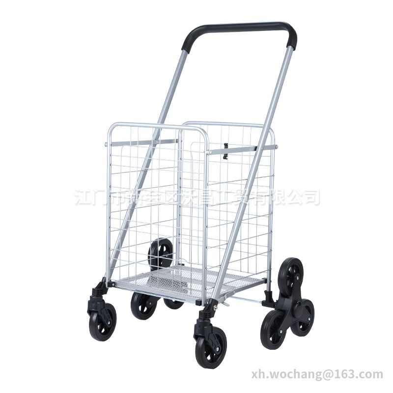 Folding capacious luggage cart, custom-made