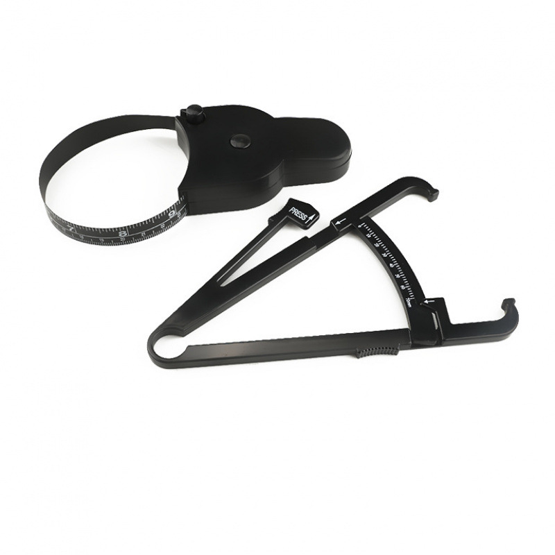 센티미터 지방 캘리퍼스 + 150cm/60인치 허리 측정