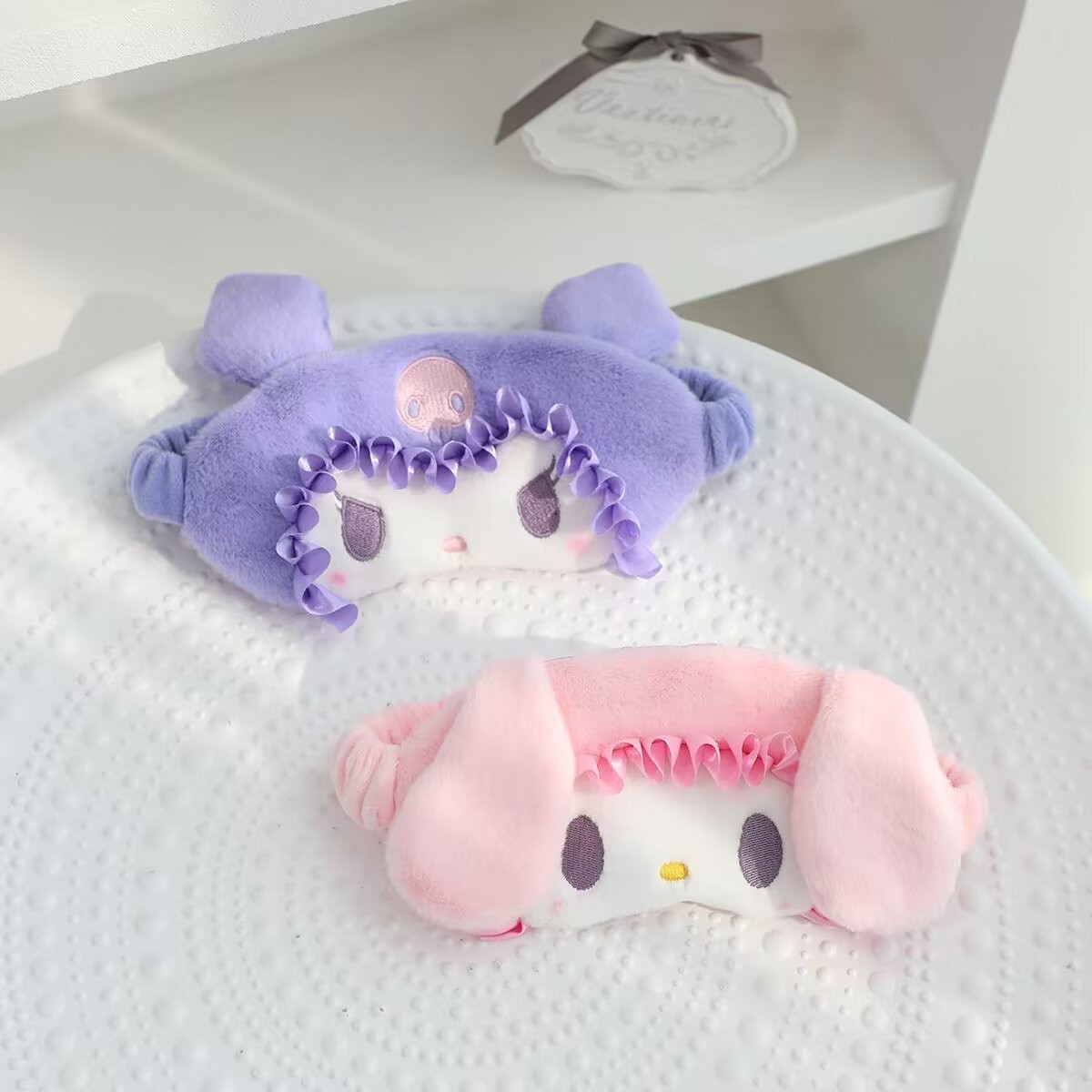 Cute cartoon breathable sleep mask for traveling