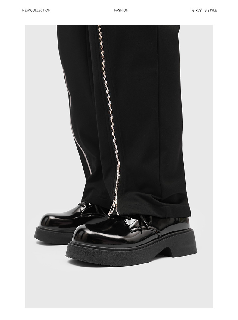 ShoeVault Large Leather Couple Style Japanese Short Boots 2025 Spring New Derby High Appearance Teen Boys Shoes Dropshipping_voghion.com