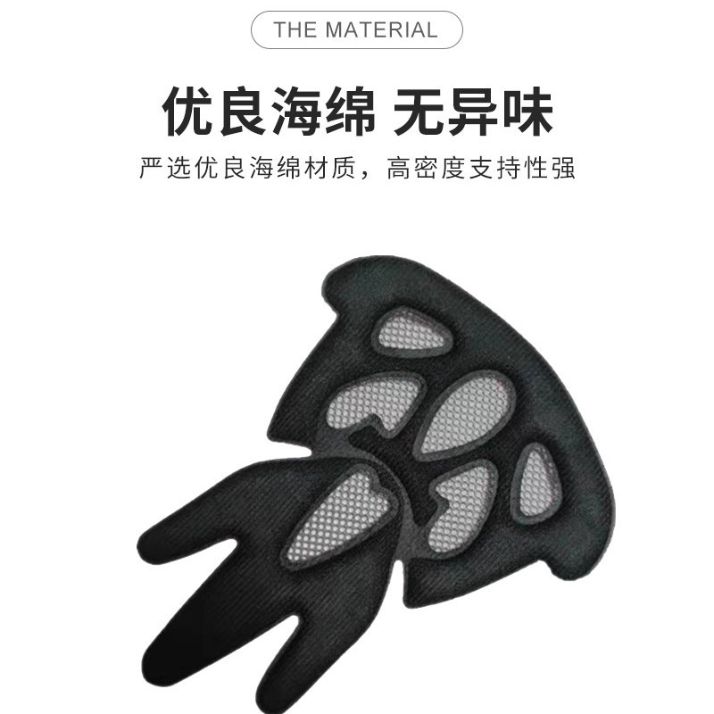 Cycling helmet liner, motorcycle, electric vehicle, bicycle helmet liner, sponge pad, universal accessory with insect-proof net