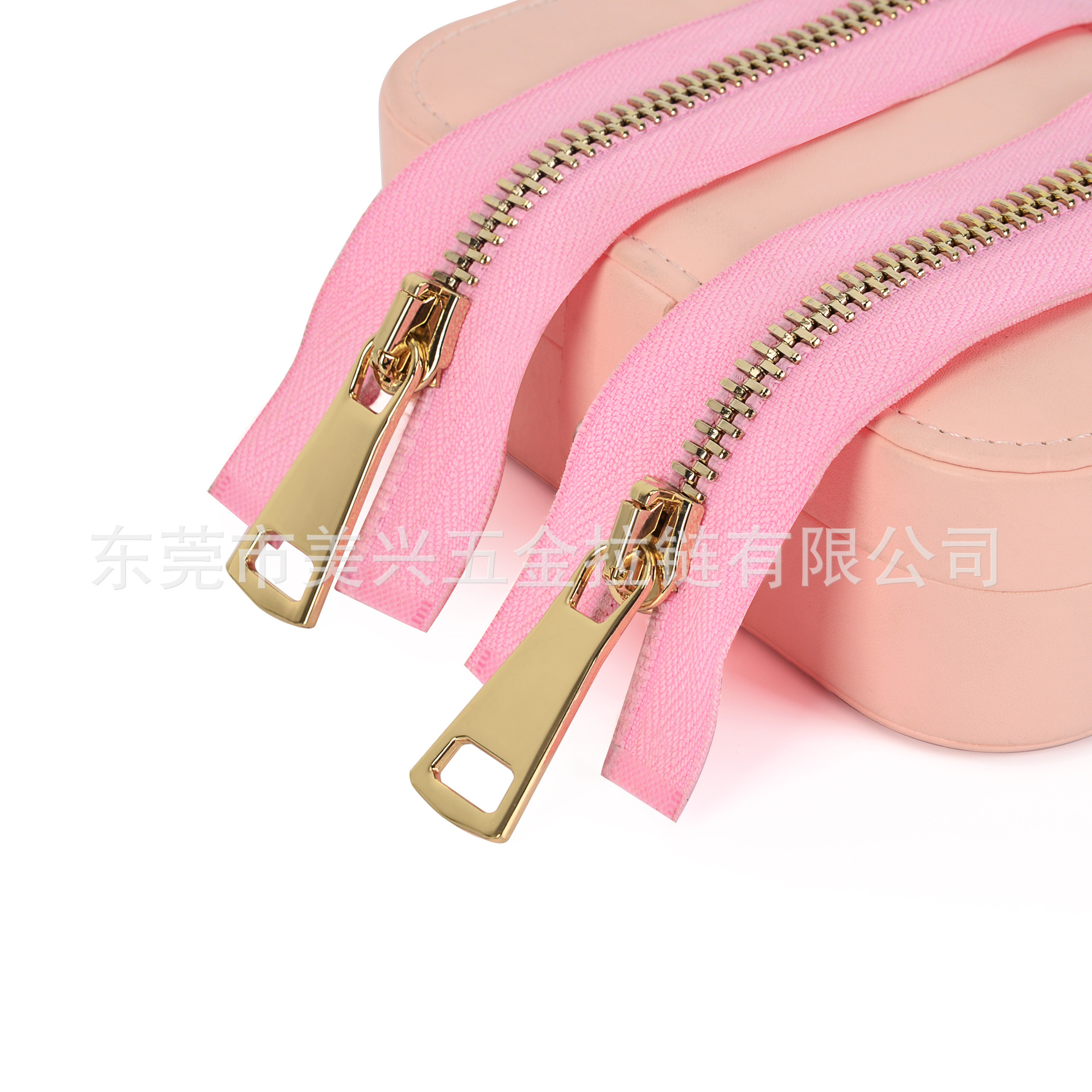 10#金属拉链瑞士牙 供应 服装尼龙辅料开尾闭尾拉链 双开尾浅金