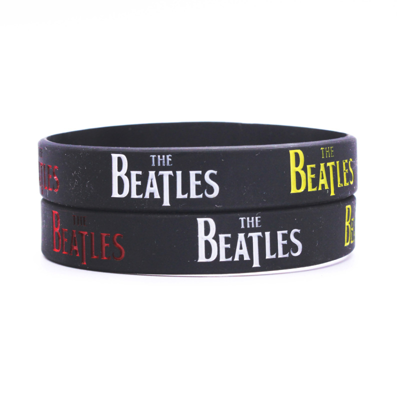 beatles Bracelet British Beatles Rock Band Rock Silicone Bracelet European and American Star Bracelet Pis Head beatles Bracelet British Beatles Rock Band Rock Silicone Bracelet European and American Star Bracelet Pis Head