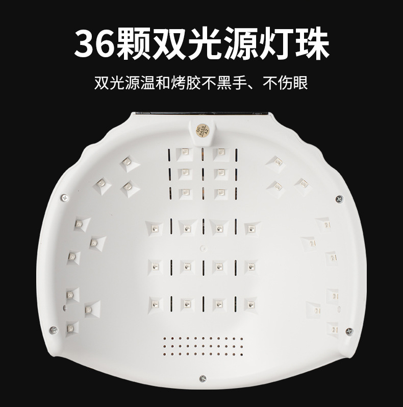 Kemei Yeni Model 268W 3 Saniye Hızlı Kuruyan UV Tırnak Işığı LED Jel Tırnak Fırını Profesyonel Salon Aracı El Lekesi Yapmayan
