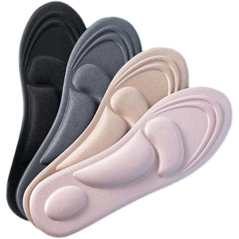 Soporte de arco plantilla deportiva súper suave engrosada almohadilla frontal de Palma anti-dolor aumento desodorante amortiguador de hombres y mujeres tacones altos almohadilla completa