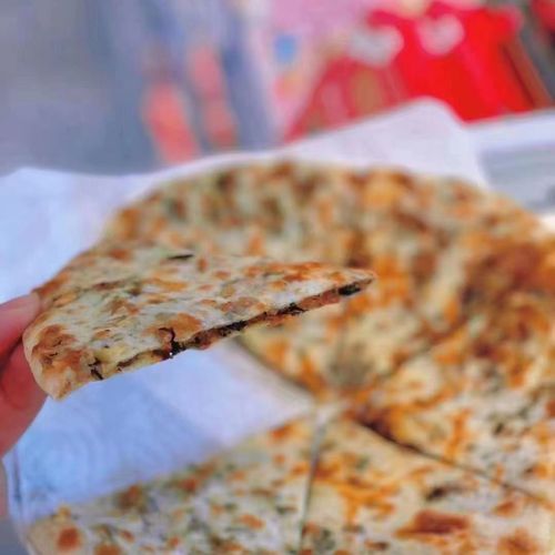 Qiulian Mama's dried plum vegetable cake 500g Guokui Shaobing breakfast heated ready-to-eat snack semi-finished instant shortbread