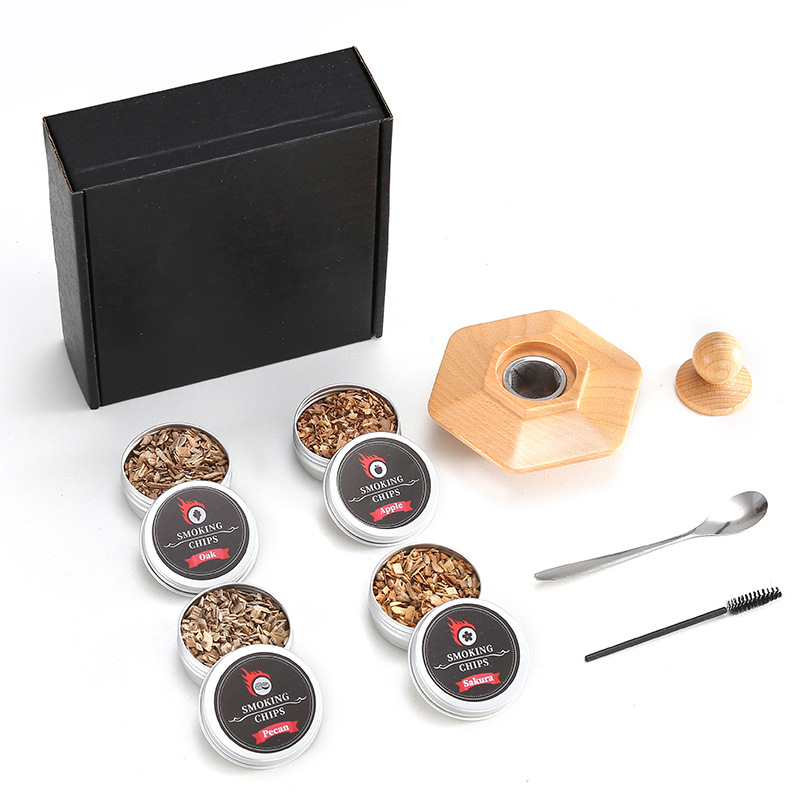 Spot Amazon Smoke Smoke Cubierta de madera Smoke Múltiples sabores Smoke Set de madera Smoke Cocktail