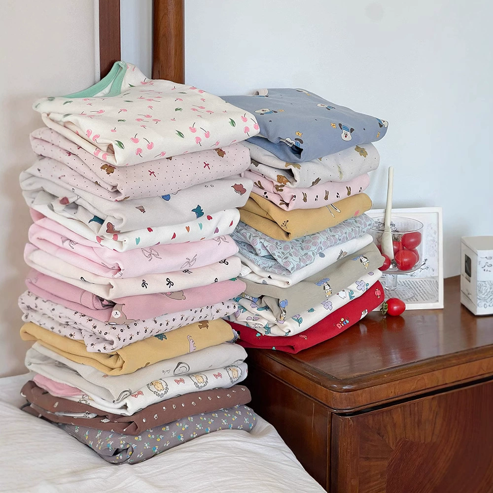 Детская осенняя одежда и осенние штаны Aimo Beibei для мальчиков и девочек, 280 г, домашняя одежда, пижамы без костей, домашняя одежда