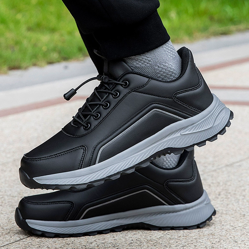 Подлинная обувь Lijian пожилая обувь мужская осенняя и зимняя кожа водонепроницаемая противоскользящая спортивная досуг
