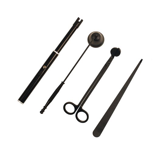 ♡Aromatherapy Candle Metal Candle Extinguisher Candle Hook Candle Core Shear Accessories Tool Gift Box Three Pieces