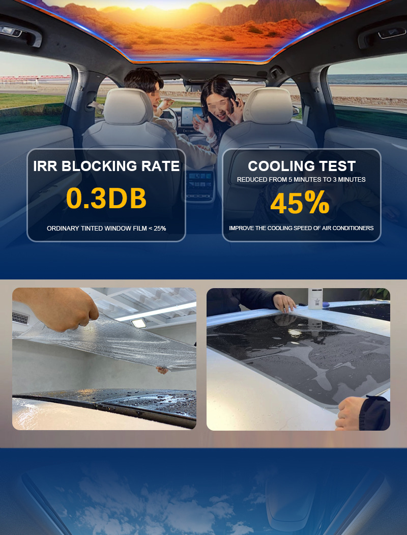 Carlaissl Tpusunroof Ice Armor Heat Insulation Film Car Roof