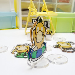 Creative Gift Acrylic Desk Nameplate Cartoon Decorative Desk Accent Stand Figure Human Figure Nameplate Q Gift