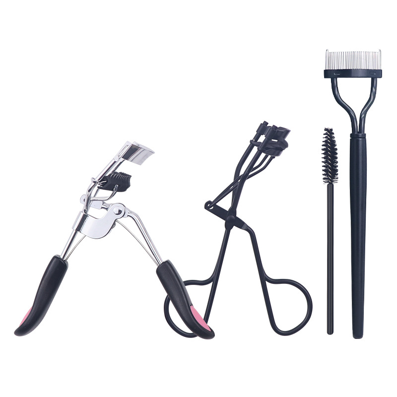 Fábrica de belleza traje de pestañas dispositivo auxiliar de pestañas peine de acero cepillo de pestañas falsas para transfronterizo rizador de pestañas traje