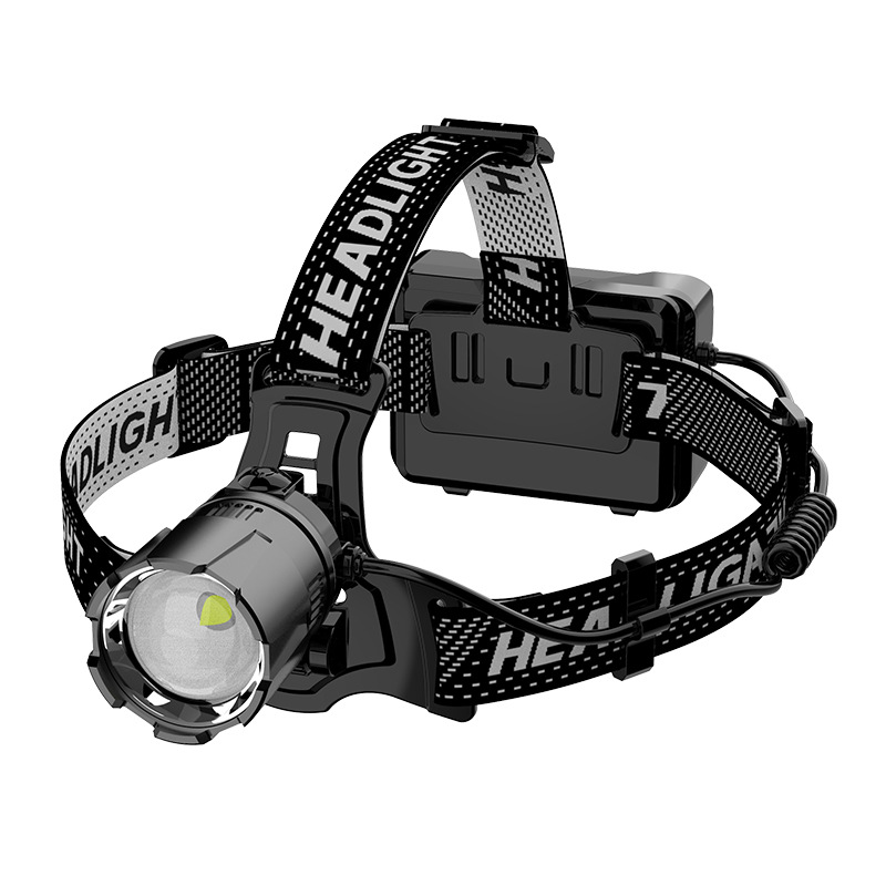 Pantalla eléctrica digital faro blanco láser larga resistencia fuerte luz faro aleación de aluminio al aire libre inducción reflector