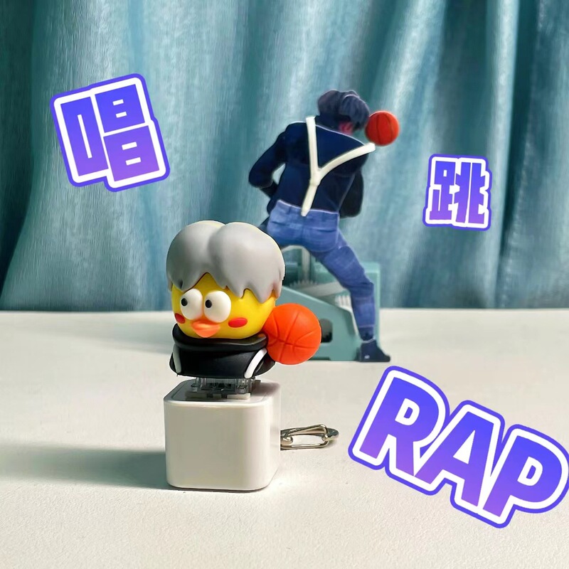 国潮麻雀財運ボイスキー レッド中（音声付き）キーホルダー ペンダント クリエイティブトイ ストレス解消グッズ|undefined