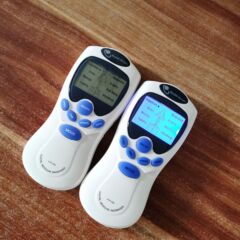 Cross-border handheld small ems low frequency physiotherapy instrument electrotherapy instrument household mini multi-functional meridian instrument massage instrument