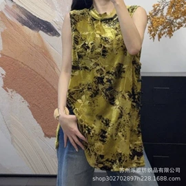 其他丝绸面料;绒布