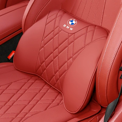 Waist support, 530Li Neck Pillow Seat - 1-bmw-lumbar-support-volcano-red