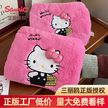 三丽鸥新款卡通双插手电热水袋毛绒可爱可拆卸暖手宝电热水袋批发
