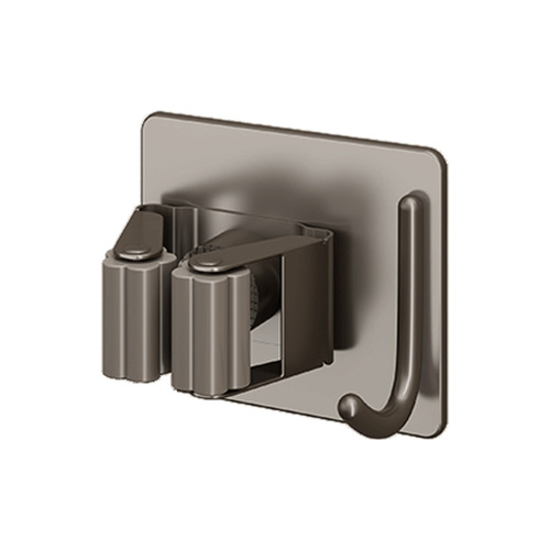 Kole punch-free stainless steel mop rack bathroom wall broom hanger wall-mounted mop clip hook buckle