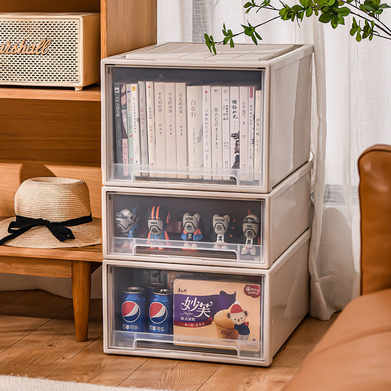 收納箱抽屜式衣櫃收納家用玩具收納箱塑料儲物櫃內衣整理收納盒