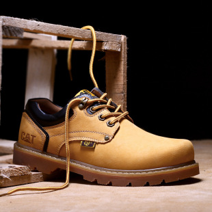 Cross-border generation spring and summer hot explosions Carter CAT men's leather shoes leather top layer outdoor men's shoes casual breathable