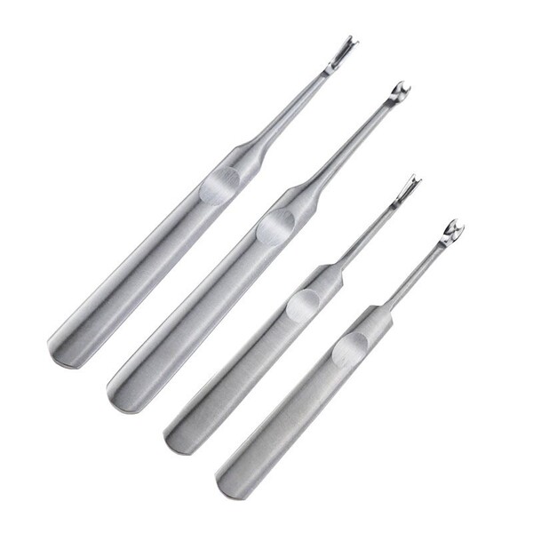 Exfoliating manicure tools set stainless steel for manicure