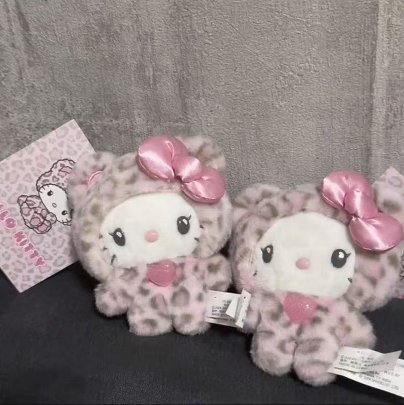 4inch ピンクヒョウ柄 クロミ シナモロール プディングドッグ クロミ ぬいぐるみ ペンダント クレーンゲーム人形|undefined