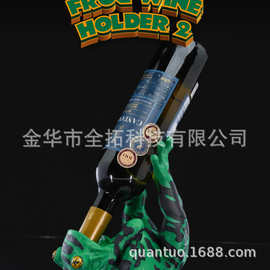 跨境新品搞怪青蛙酒架  151