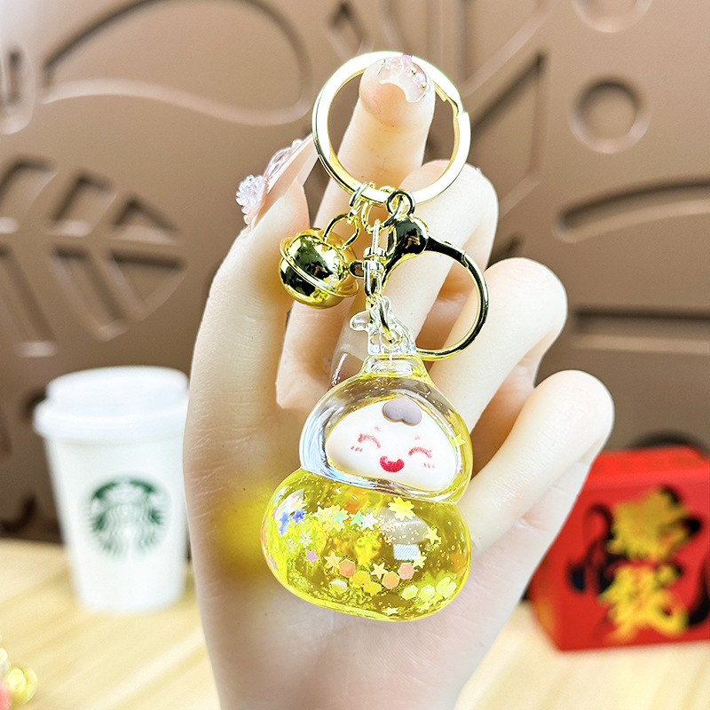 Cartoon Dream Bear Girl Keychain leche rosa muñeca adorable bolso de pareja colgante pequeño regalo al por mayor