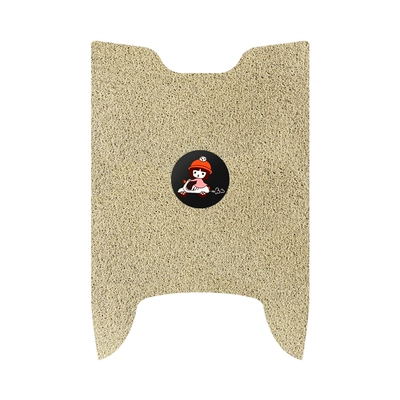 Suitable for Taiwan Bell Super S Electric vehicle foot mat - billiard-super-s-cangqiong-foot-mats-beige-little-motorcycle-comes-with-velcro